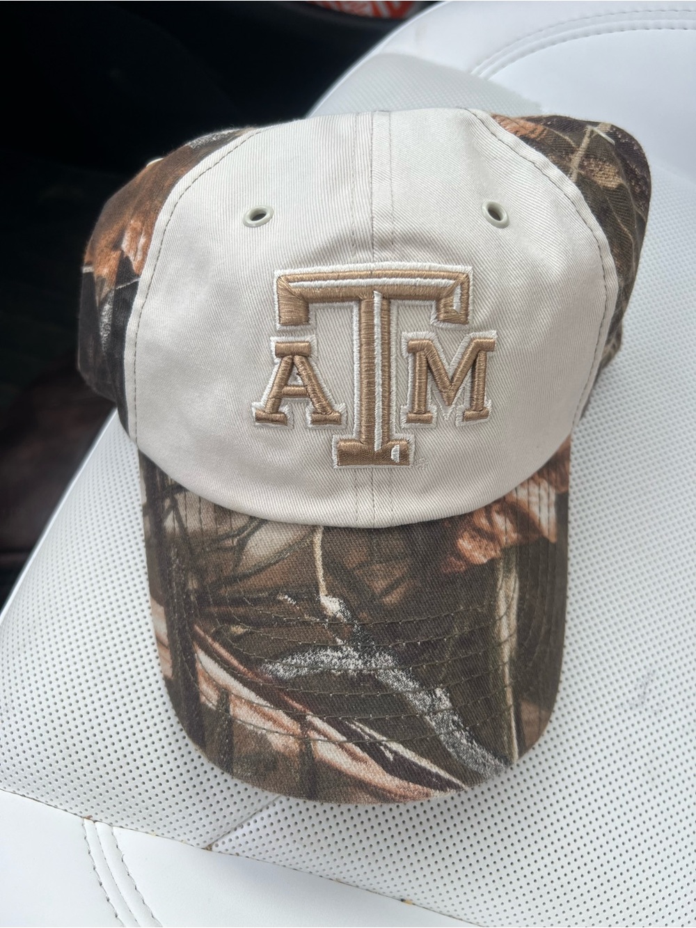 Texas A&M camo cap